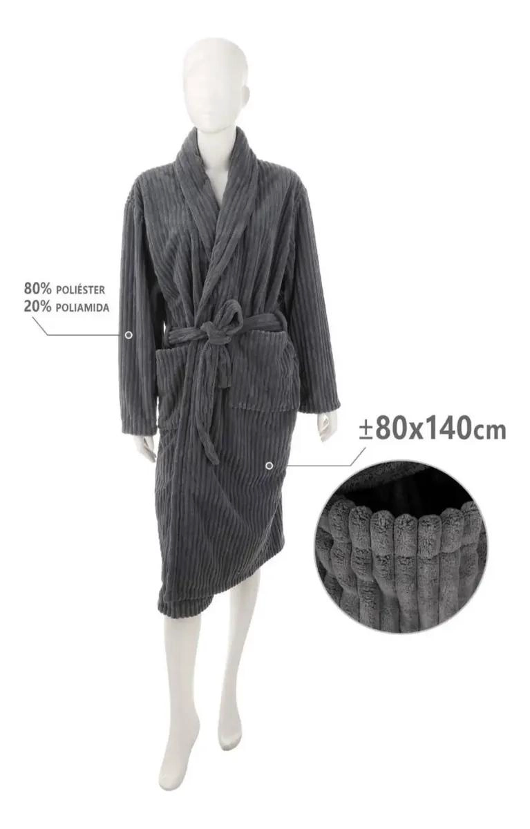 TOALLA BATA DE BAÑO MEDIANA EN 5 COLORES - 2