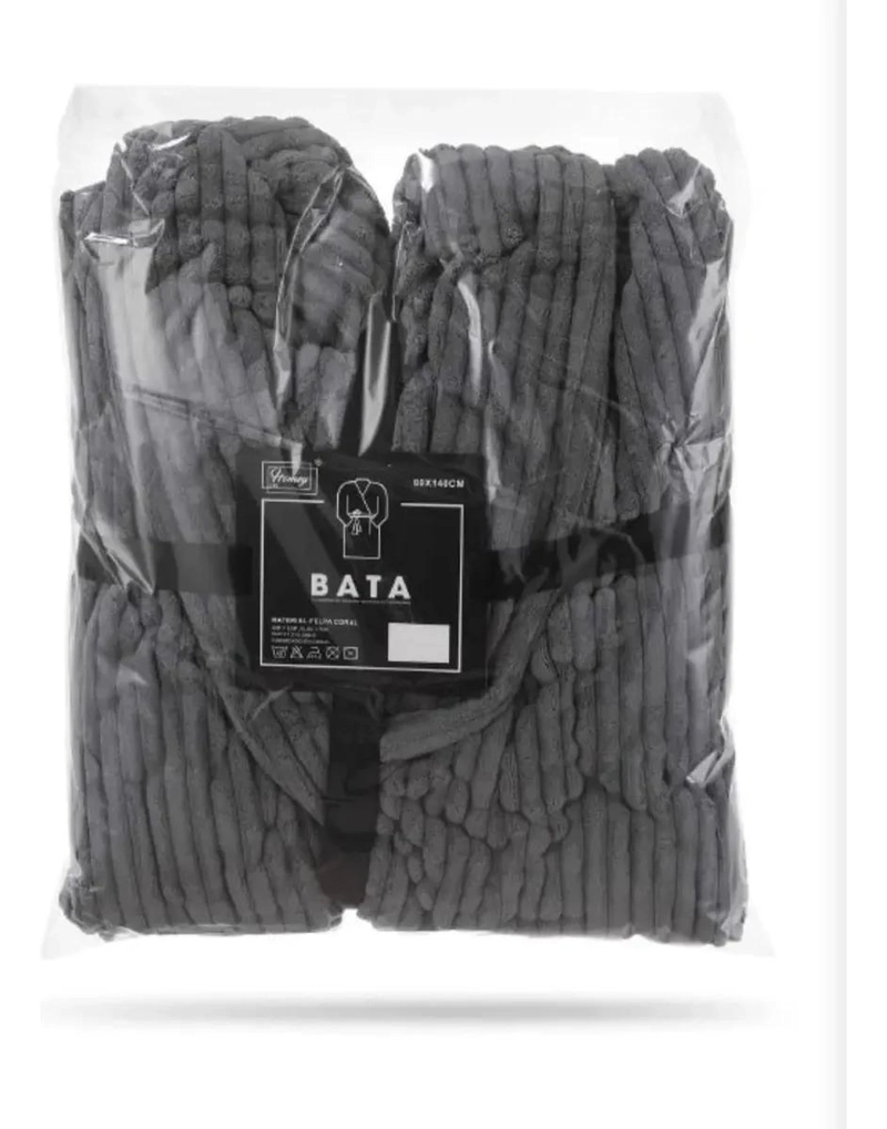 TOALLA BATA DE BAÑO MEDIANA EN 5 COLORES - 3