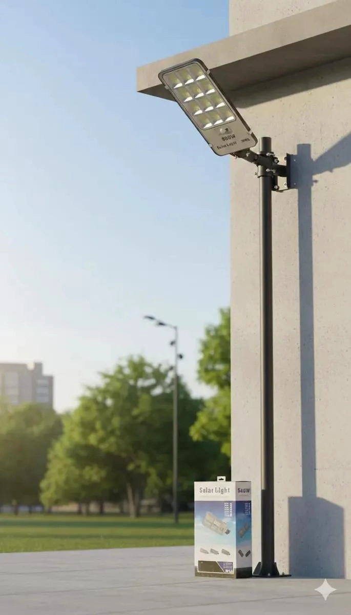 FOCO SOLAR EXTERIOR 800W CON SENSOR MOVIMIENTO - 3