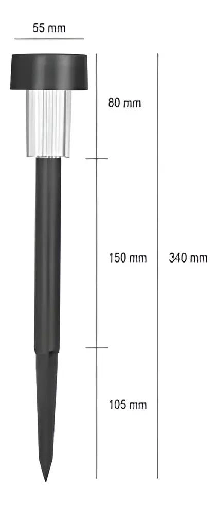 FOCOS ESTACAS SOLAR PARA JARDIN Y PISCINA X20 - 4