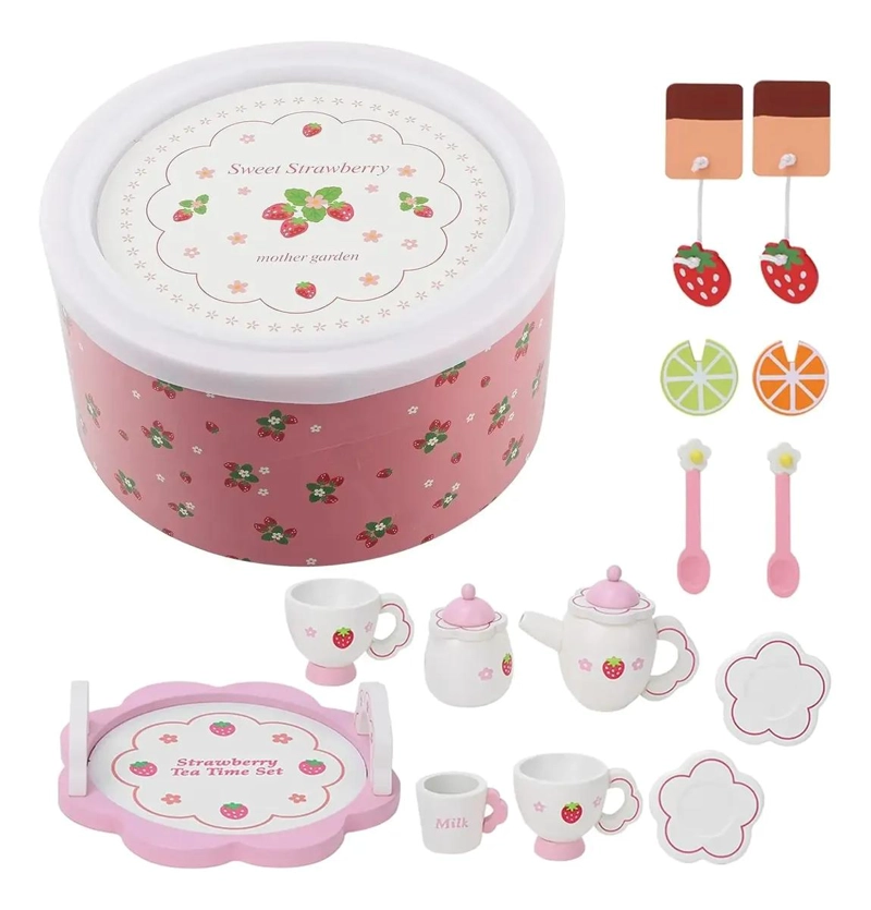 JUEGO DIDACTICO DE TAZAS DE MADERA PARA NIÑAS - 4