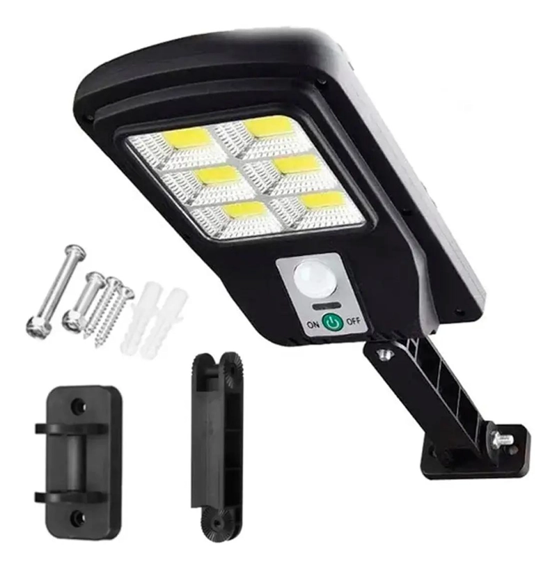 PACK 2 FOCOS SOLARES LED PARA POSTE CON SENSOR - 1