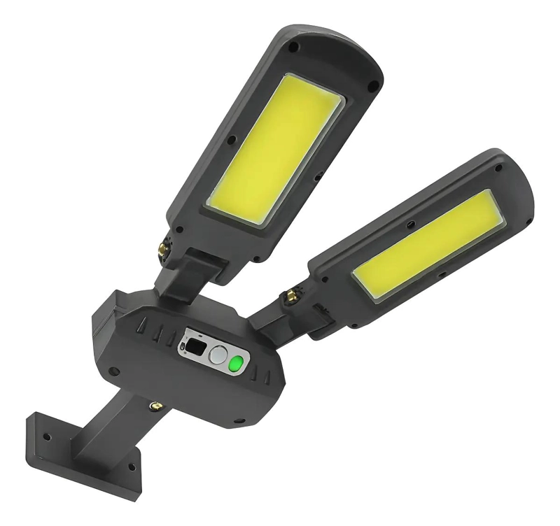 FOCO SOLAR DOBLE CON SENSOR Y CONTROL - 4