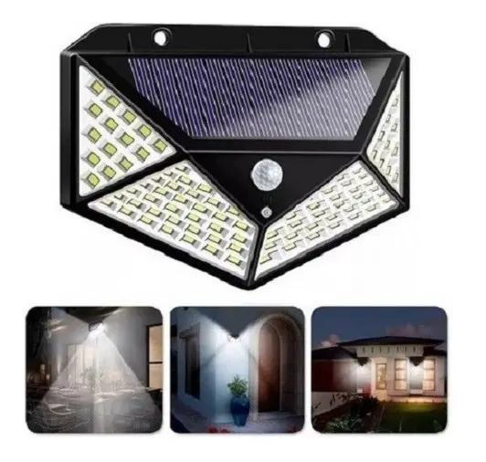PACK 5 FOCOS SOLARES EXTERIOR 100 LED 3 MODOS - 5