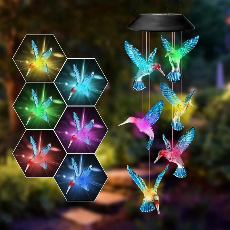 LAMPARA COLGANTE SOLAR PARA JARDIN Y TERRAZA - 5