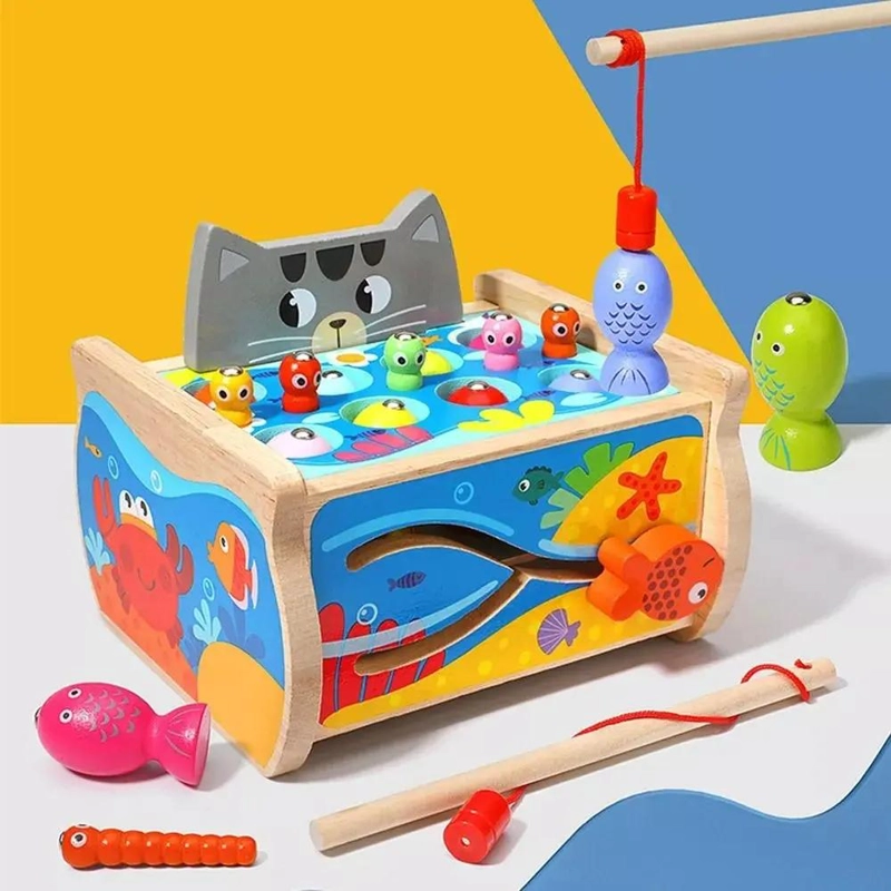 JUGUETE MONTESSORI DE MADERA PARA COSECHA DE FRUTAS - 5