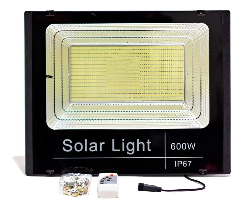 REFLECTOR LED HOLOFOTE SOLAR 600W 60 LEDS - 4