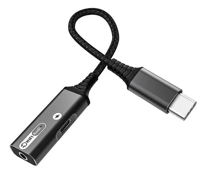 GENÉRICO ADAPTADOR USB TIPO C A JACK 3.5MM PARA AUDIFONOS