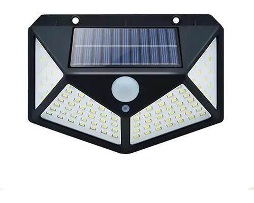 PACK 3 FOCOS SOLARES 100 LED CON SENSOR DE MOVIMIENTO - 2