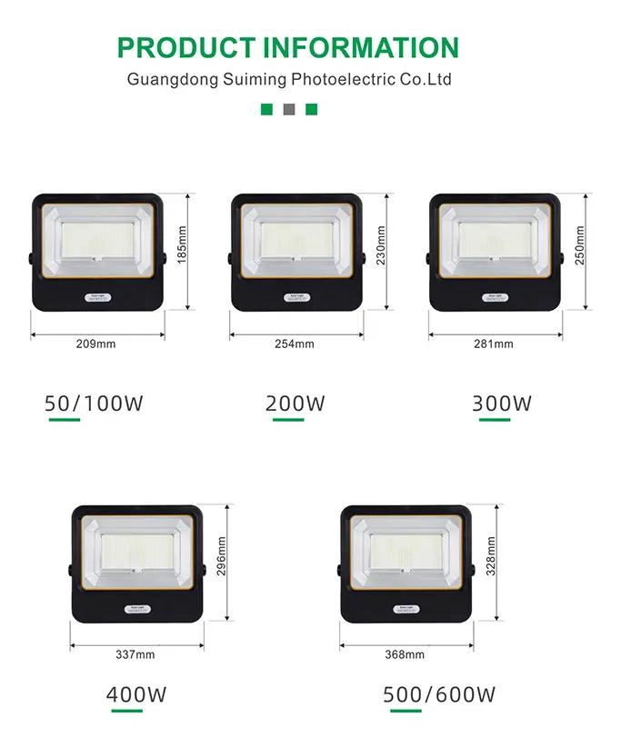 FOCO SOLAR LED REFLECTOR 400W CON CONTROL Y PANEL - 4