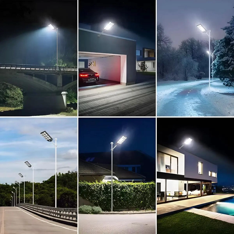 FOCO SOLAR LED 3000W CON SENSOR Y CONTROL REMOTO - 4