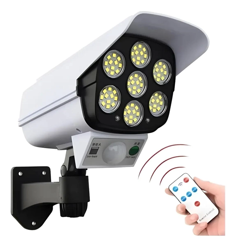 FOCO SOLAR CON SENSOR DE MOVIMIENTO Y CONTROL REMOTO - 1