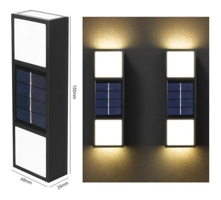 PACK 4 APLIQUES SOLARES 6 LED PARA EXTERIOR - 3