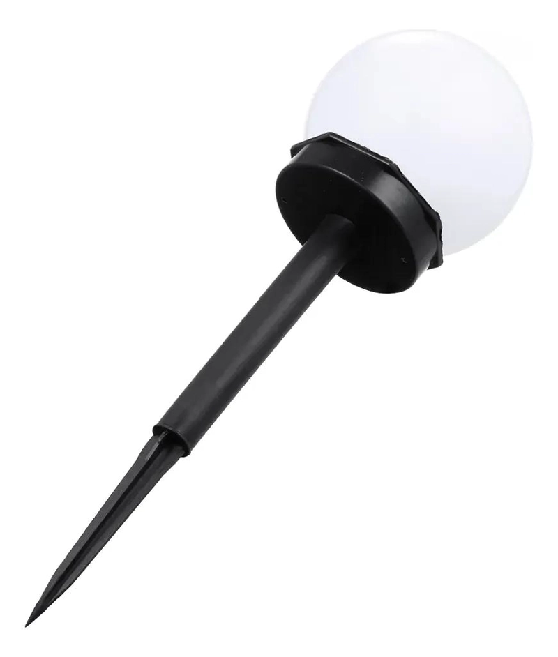 ESTACA SOLAR CON FOCO LED PARA JARDIN X6 UNIDADES - 1