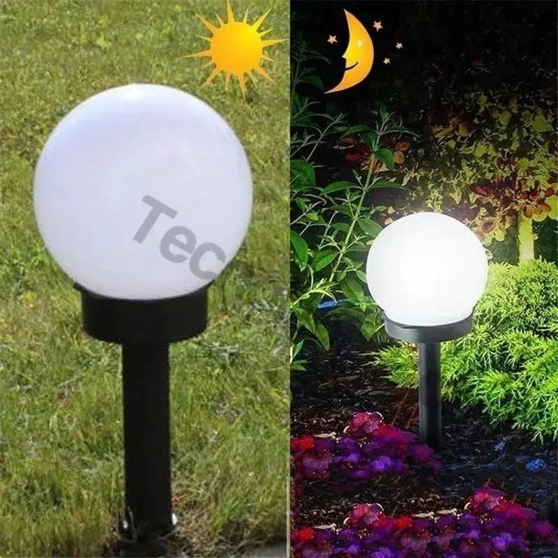 ESTACA SOLAR CON FOCO LED PARA JARDIN X6 UNIDADES - 5