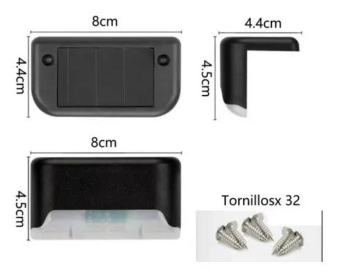 PACK 16 LUCES LED SOLARES PARA ESCALERA Y JARDIN - 5