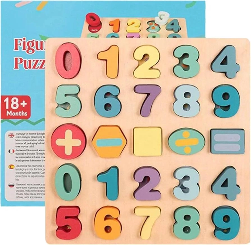 PUZZLE EDUCATIVO DE NUMEROS Y OPERACIONES MATEMATICAS - 1