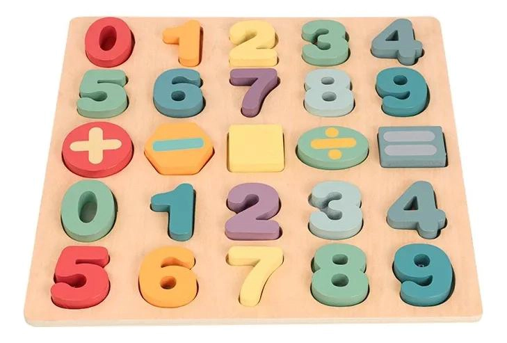 PUZZLE EDUCATIVO DE NUMEROS Y OPERACIONES MATEMATICAS - 2