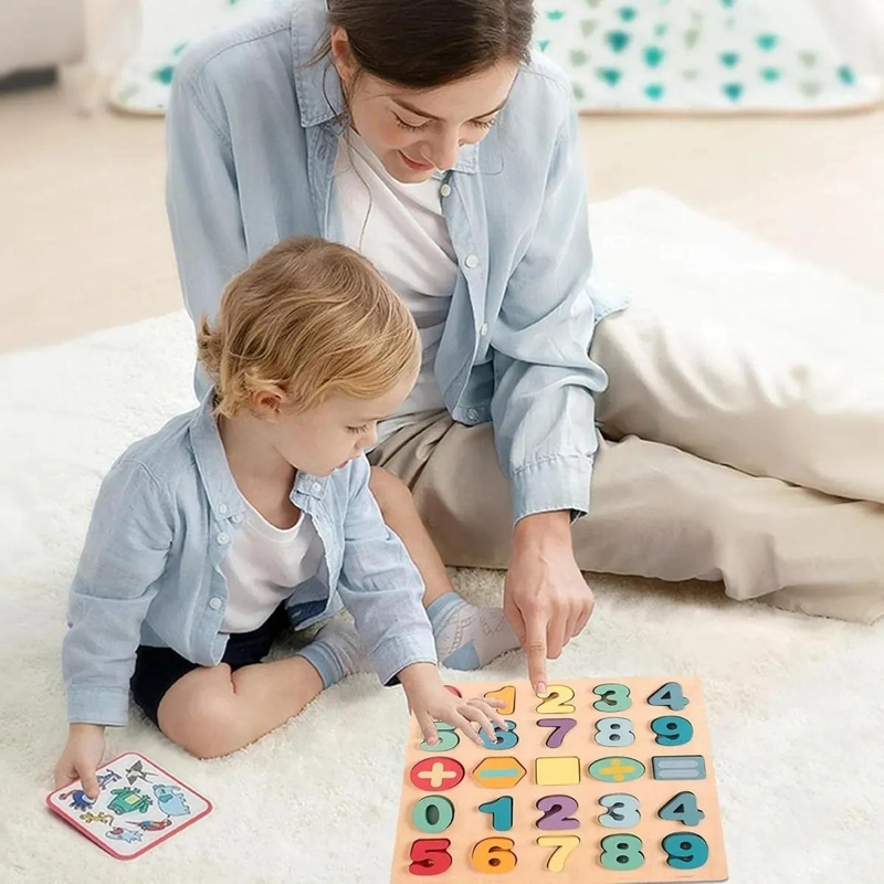 PUZZLE EDUCATIVO DE NUMEROS Y OPERACIONES MATEMATICAS - 4