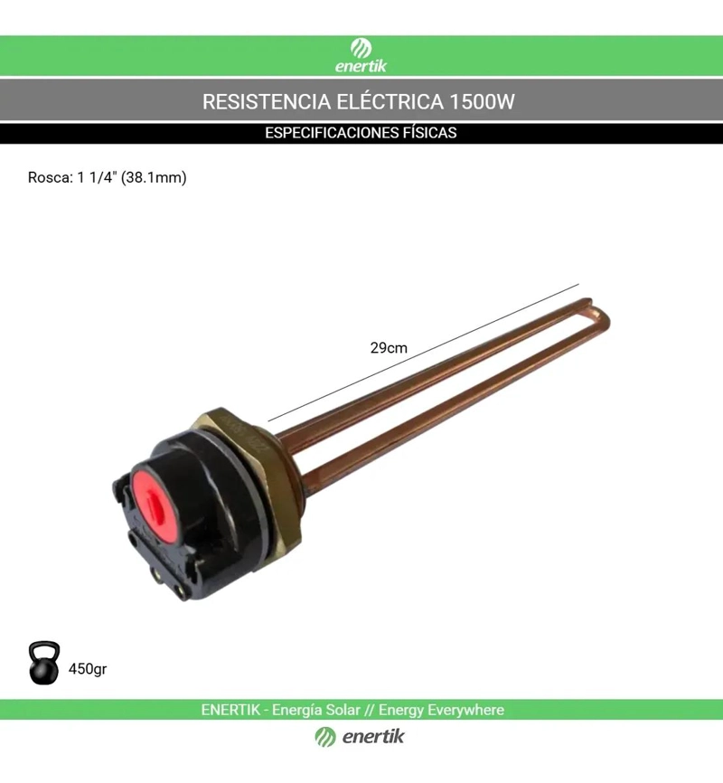 KIT ELE CTRICO PARA CALENTAMIENTO CON TERMOSTATO PARA TERM - 5