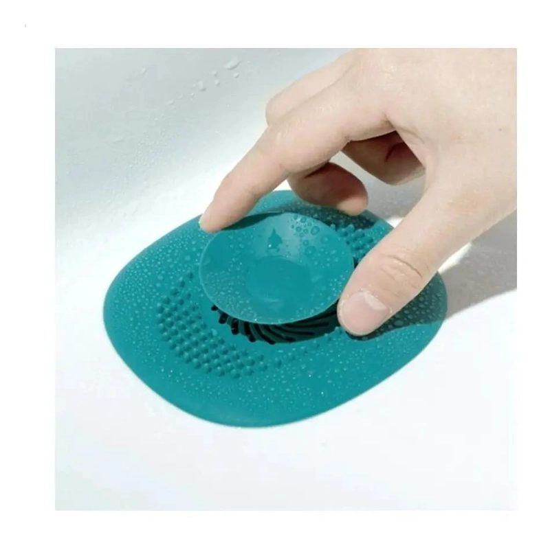 FILTRO TAPON DE SILICONA PARA DRENAJE DE BAÑO Y COCINA - 3