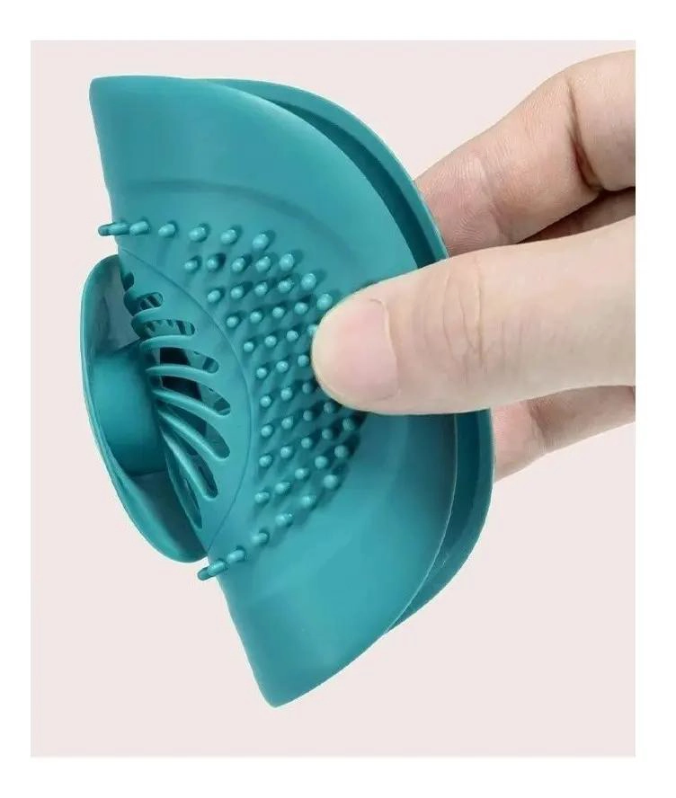 FILTRO TAPON DE SILICONA PARA DRENAJE DE BAÑO Y COCINA - 4