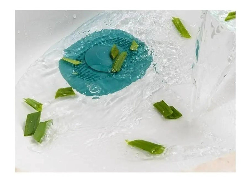 FILTRO TAPON DE SILICONA PARA DRENAJE DE BAÑO Y COCINA - 5