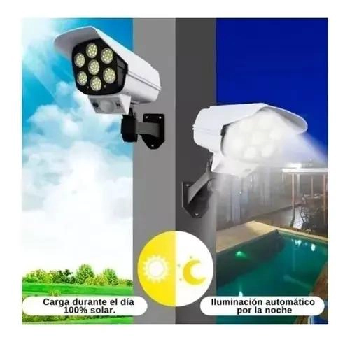 FOCO LED SOLAR EXTERIOR 180W CON SENSOR DE MOVIMIENTO - 2