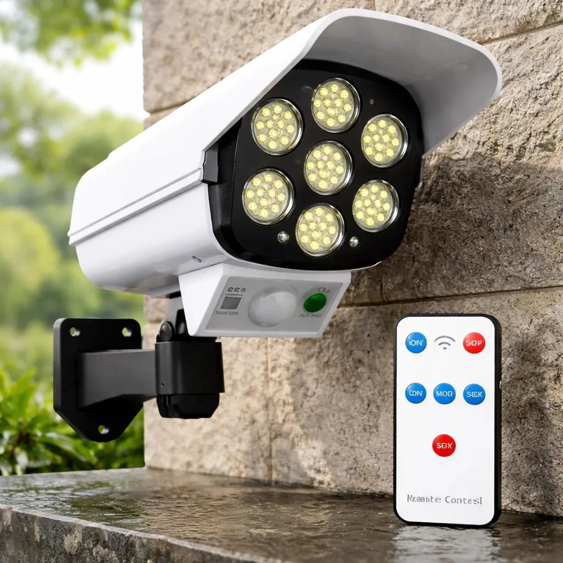 FOCO LED SOLAR EXTERIOR 180W CON SENSOR DE MOVIMIENTO - 3