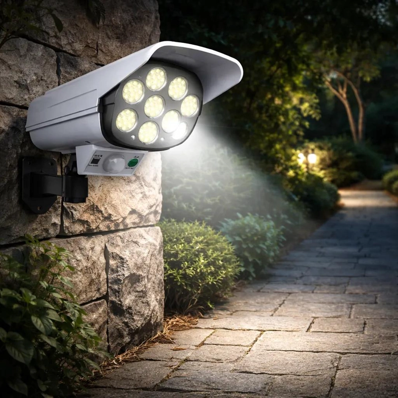 FOCO LED SOLAR EXTERIOR 180W CON SENSOR DE MOVIMIENTO - 4