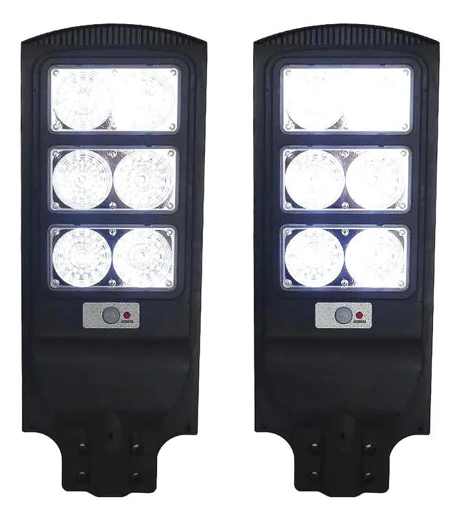 FOCO SOLAR PARA POSTE 400W CON 3 PLACAS Y 198 LEDS - 3