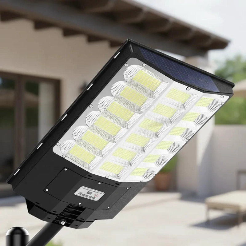 FOCO LED SOLAR 1000W PARA EXTERIOR CON SOPORTE - 1