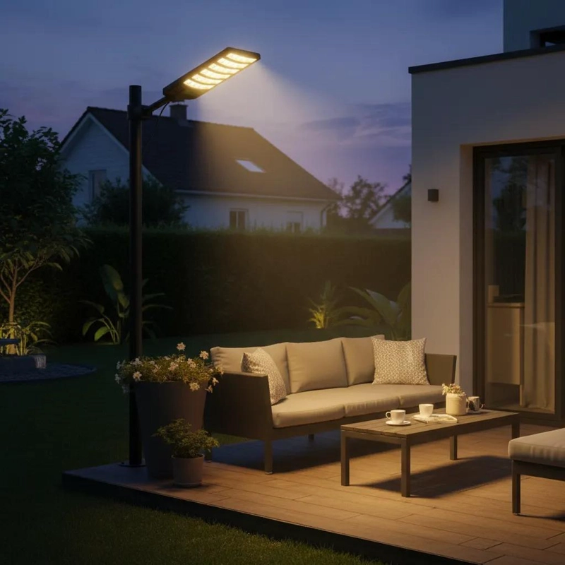 FOCO SOLAR LED 700W EXTERIOR CON CONTROL Y SOPORTE - 2