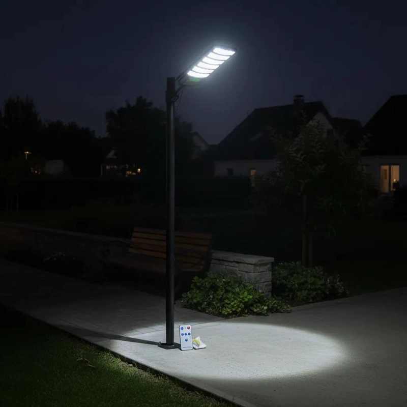 FOCO SOLAR LED 700W EXTERIOR CON CONTROL Y SOPORTE - 3