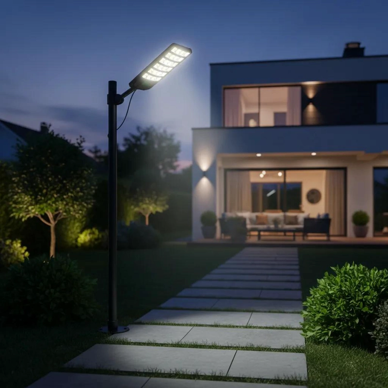 FOCO SOLAR LED 700W EXTERIOR CON CONTROL Y SOPORTE - 4