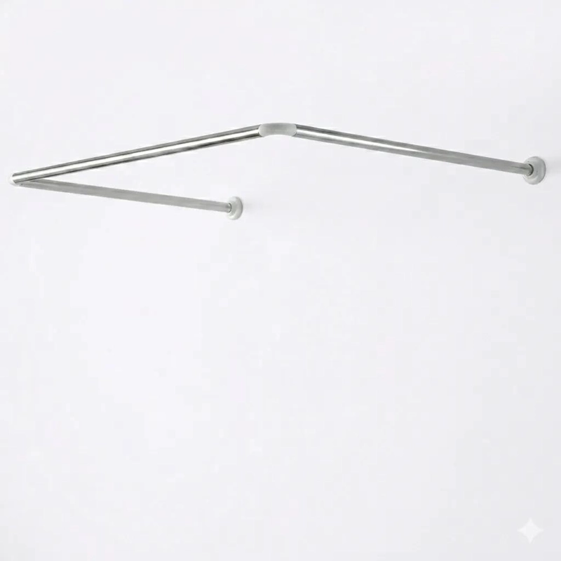 BARRA PARA CORTINA DE DUCHA EN U 80X80X80 CM - 1