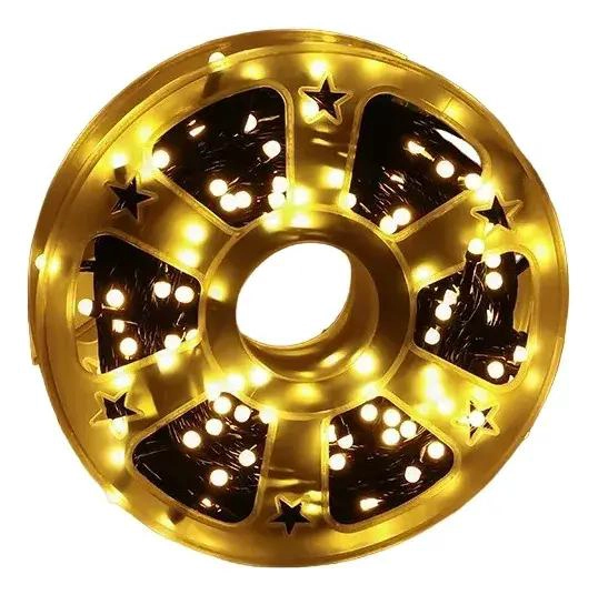 ROLLO DE LUZ SOLAR LED 50 METROS CON 300 LUCES - 3