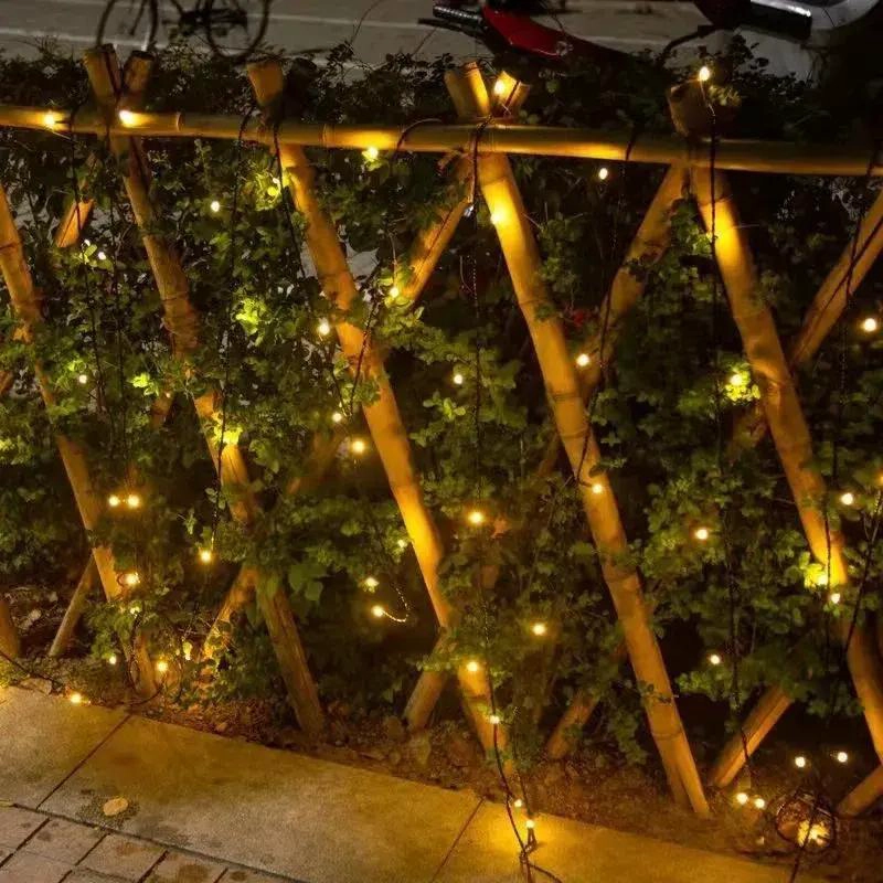 ROLLO DE LUZ SOLAR LED 50 METROS CON 300 LUCES - 5