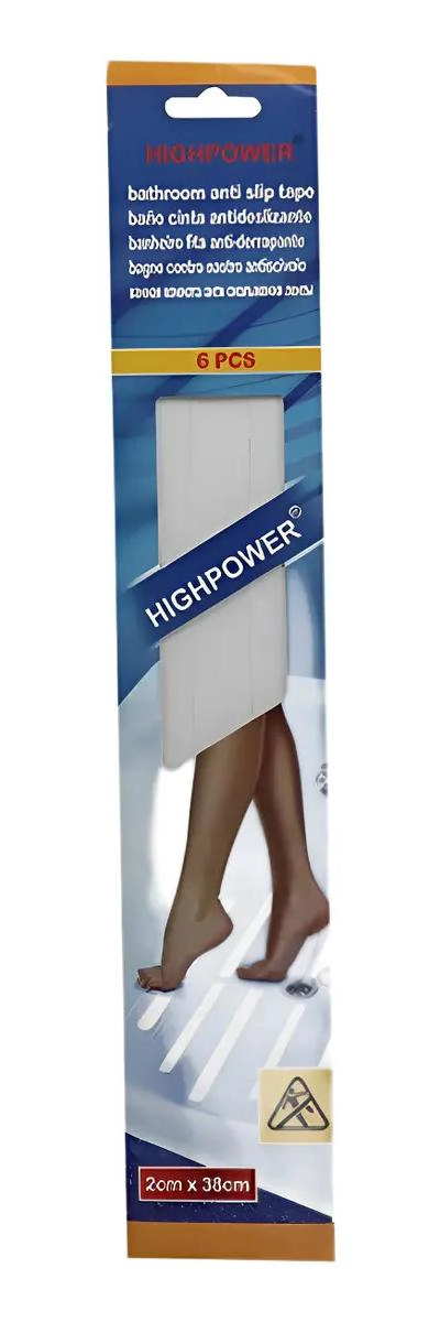 TIRAS ANTIDESLIZANTES TRANSPARENTES PARA BAÑERAS Y DUCHAS - 2