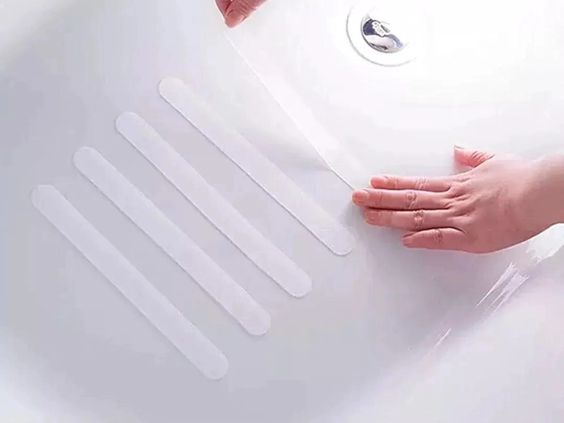 TIRAS ANTIDESLIZANTES TRANSPARENTES PARA BAÑERAS Y DUCHAS - 4