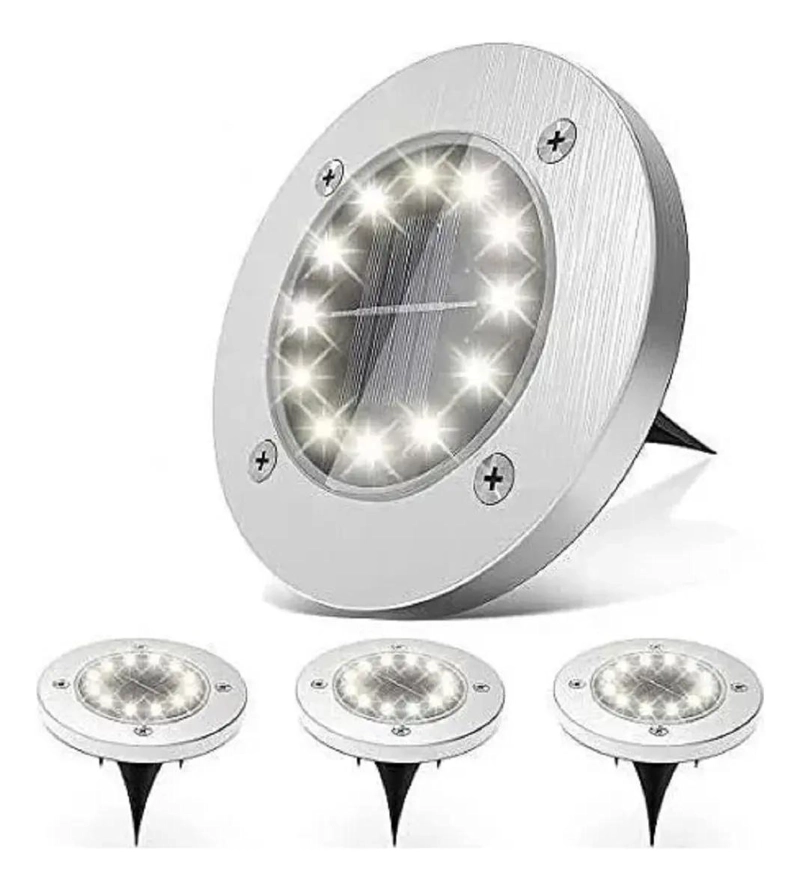 8 FOCOS SOLARES LED PARA EXTERIOR DE PIE - 3