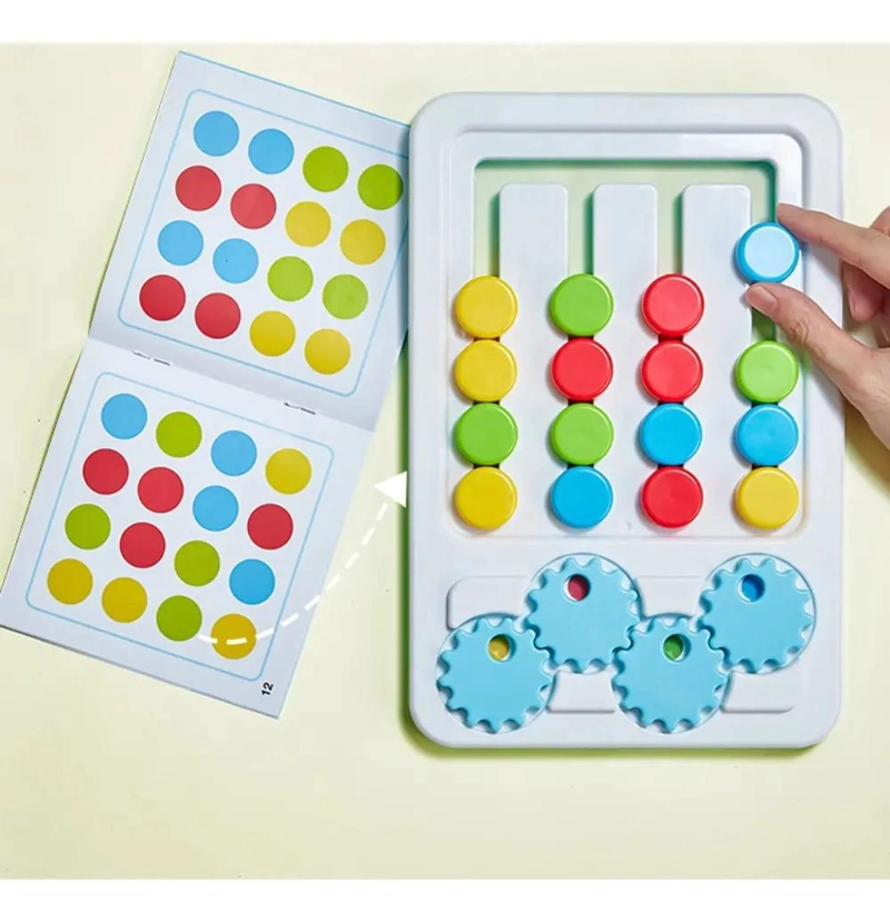 SET DE ROMPECABEZAS DESLIZANTES MONTESSORI 20 PIEZAS - 2