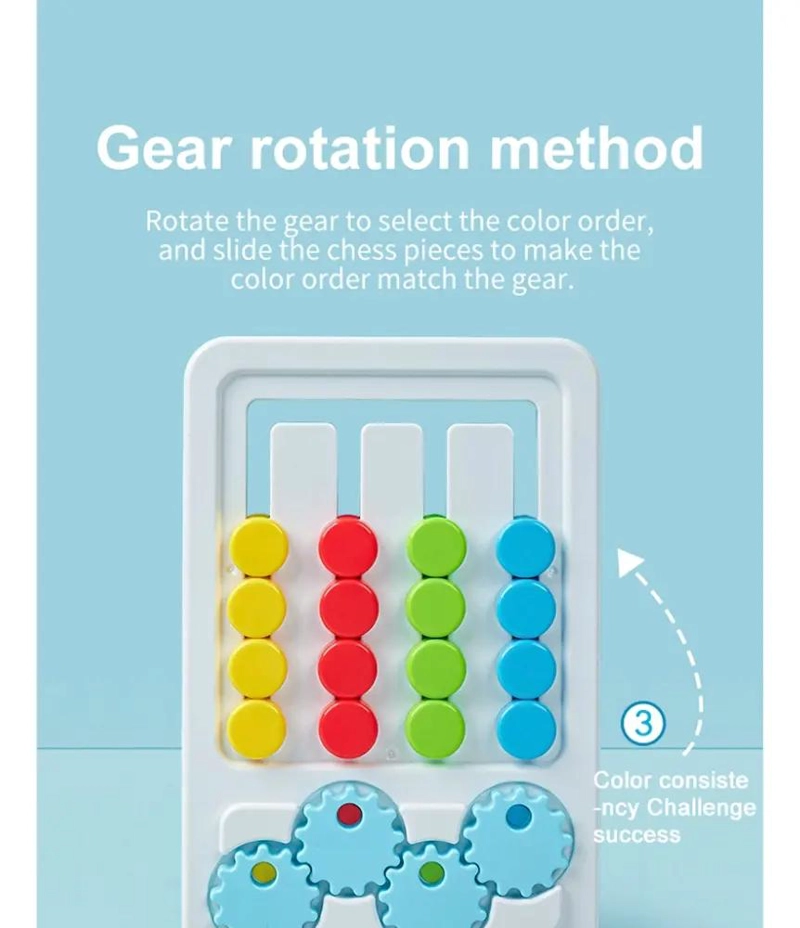 SET DE ROMPECABEZAS DESLIZANTES MONTESSORI 20 PIEZAS - 3