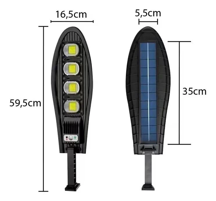 PACK 3 FOCOS LED SOLARES PARA EXTERIOR 180W - 3