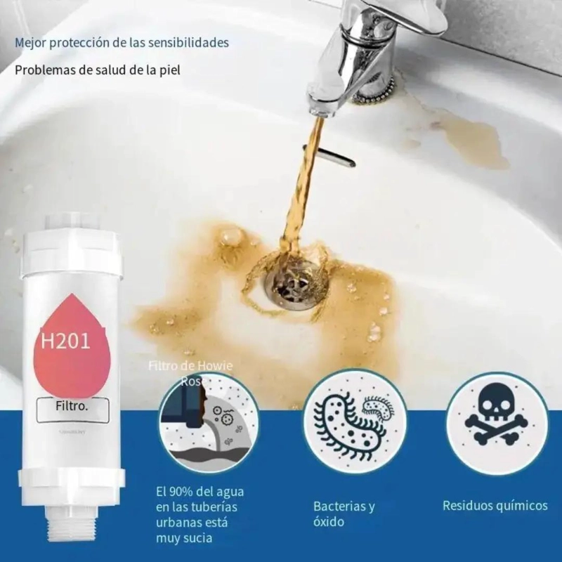 FILTRO PARA DUCHA CON VITAMINA C Y AROMA - 3