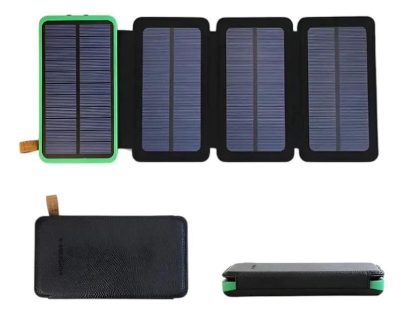 POWER BANK SOLAR MULTIUSO CON CARGA RAPIDA - 1