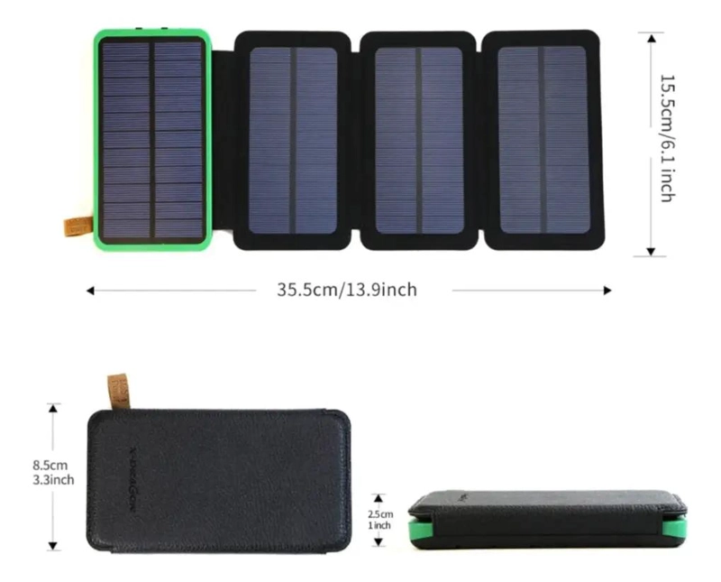 POWER BANK SOLAR MULTIUSO CON CARGA RAPIDA - 3