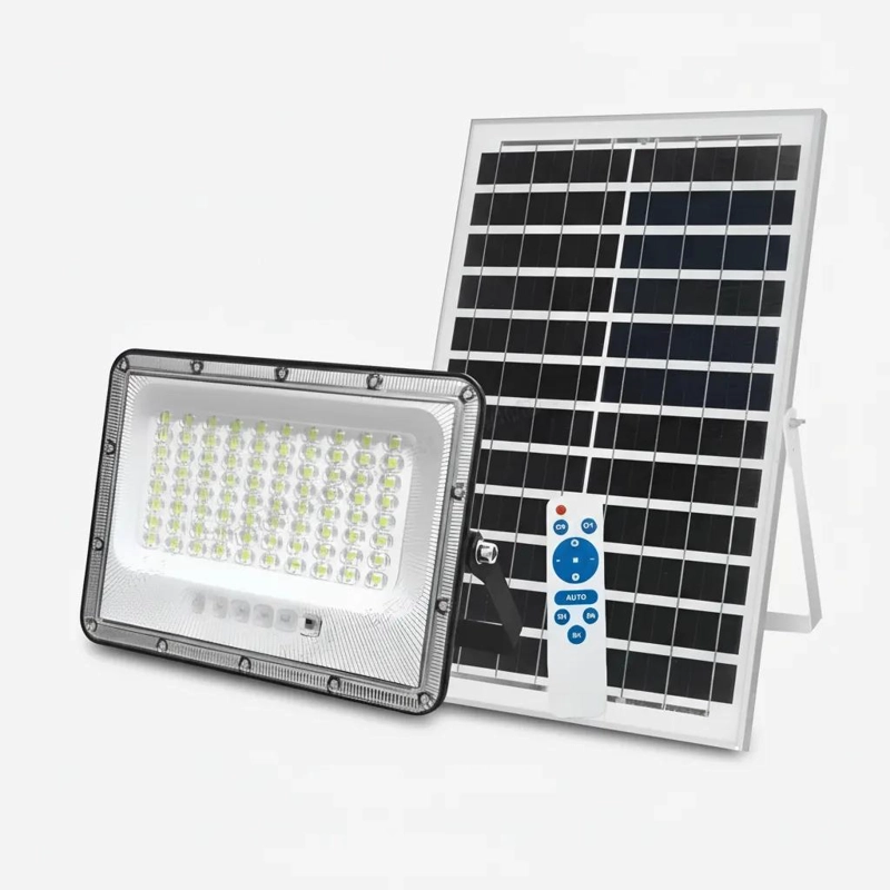 FOCO REFLECTOR SOLAR 50W CON PANEL Y CONTROL - 1