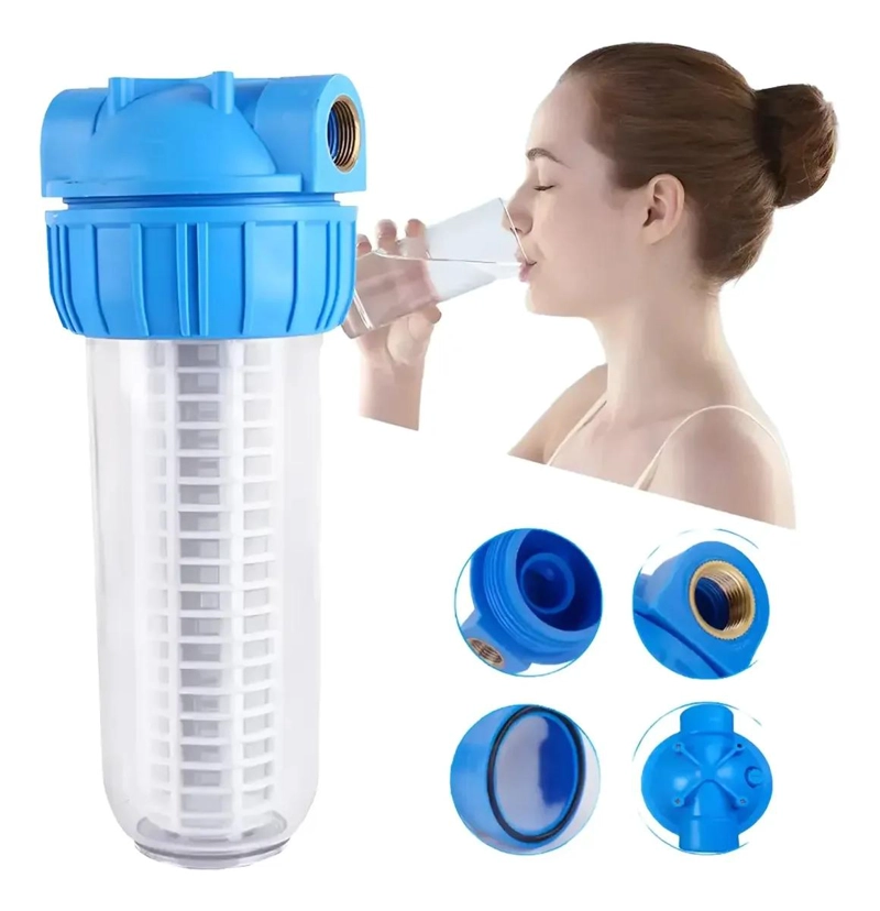 FILTRO DE AGUA CON ARENA Y CONTENEDOR LAVABLE 1 PULGADA - 2