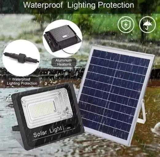 FOCO SOLAR 200W CON 110 LEDS Y CONTROL REMOTO - 2